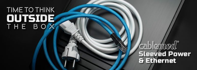 CableMod Reveals Sleeved Power and Ethernet Cables