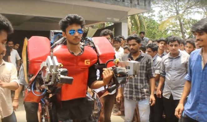 Real-Life Iron Man Suit Can Lift 150kg