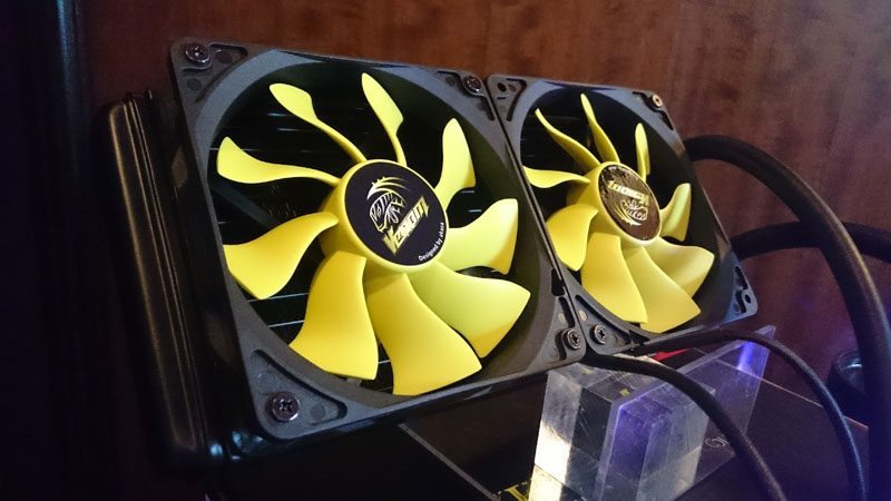 Akasa Displays New AIO Liquid Coolers at Target Open Day
