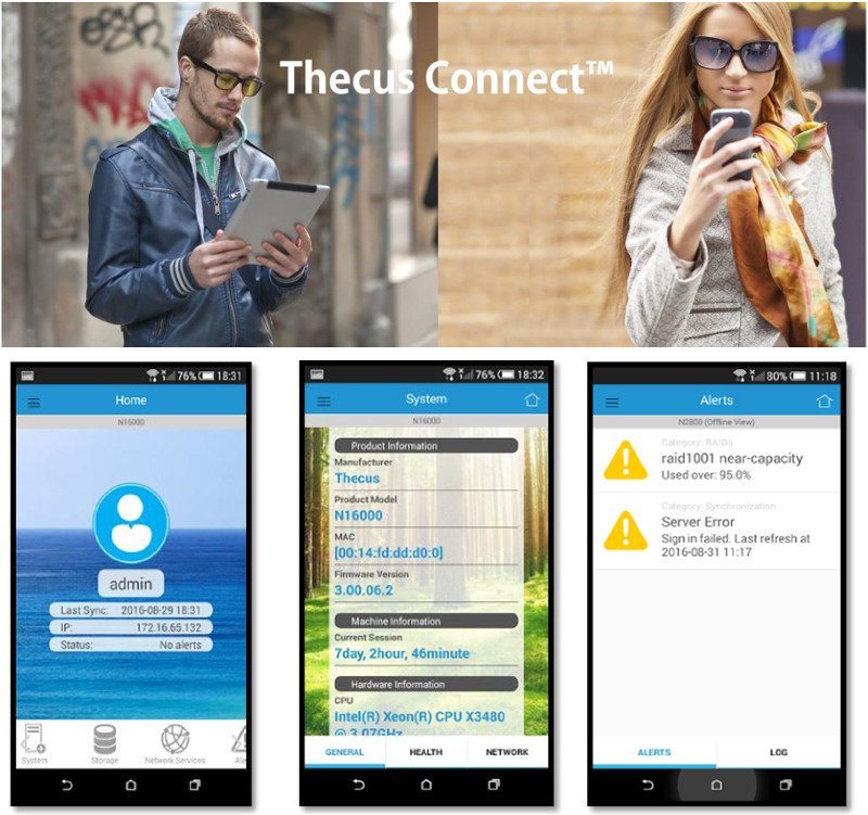 Thecus Launches Thecus Connect Live Information Tool