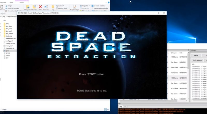 First Game Running 100% on RPCS3 Emulator is Dead Space Extraction