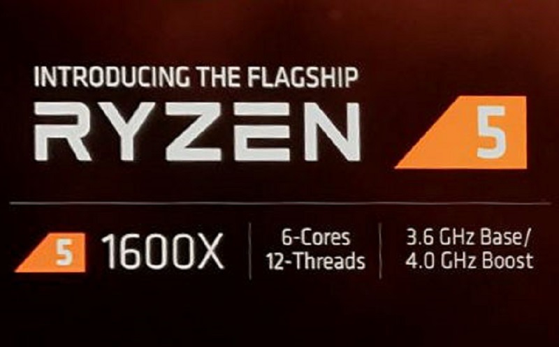 AMD Ryzen R5 1600X