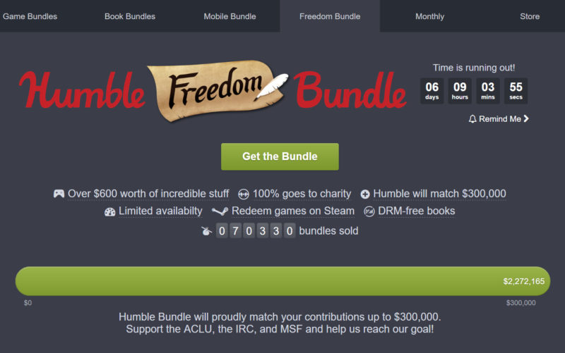 Humble Freedom Bundle 1