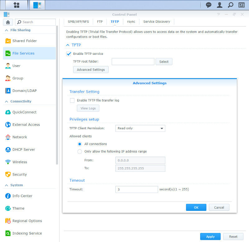 Synology DSM 6.1 SS 04 File Services 3