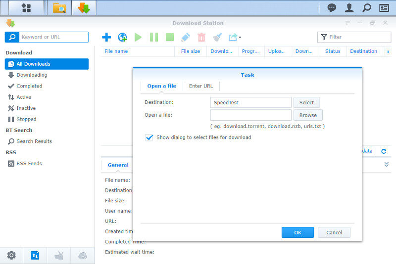 Synology DSM 6.1 SS 06 Download Station 1