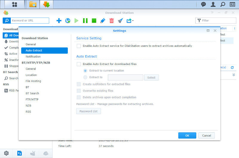 Synology DSM 6.1 SS 06 Download Station 3