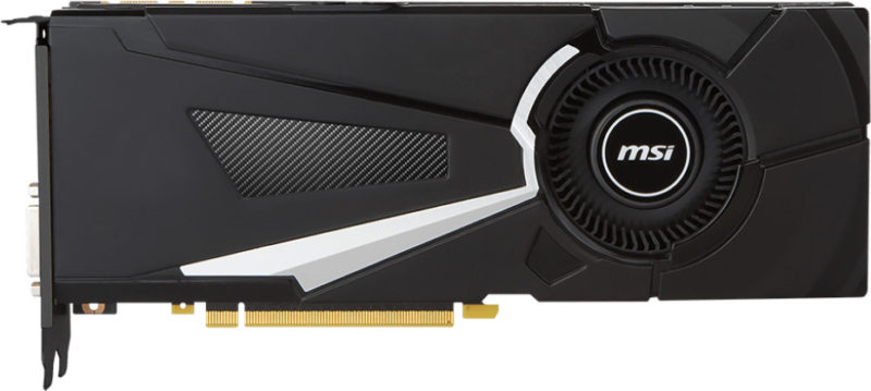 MSI Teases What Could Possibly Be the Most Compact GTX 1080 Video Card