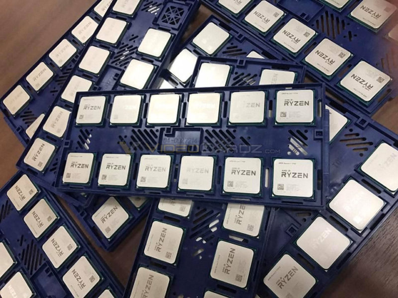 First AMD Ryzen CPUs pictured