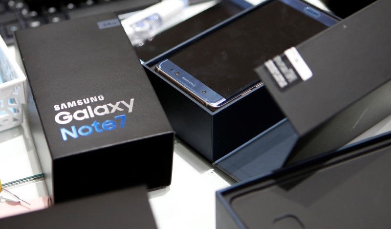 Samsung Galaxy Note 7 Battery Factory Catches Fire