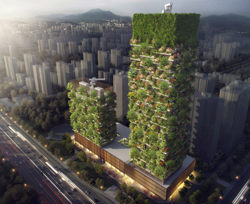 China to Fight Pollution with Vertical Forests