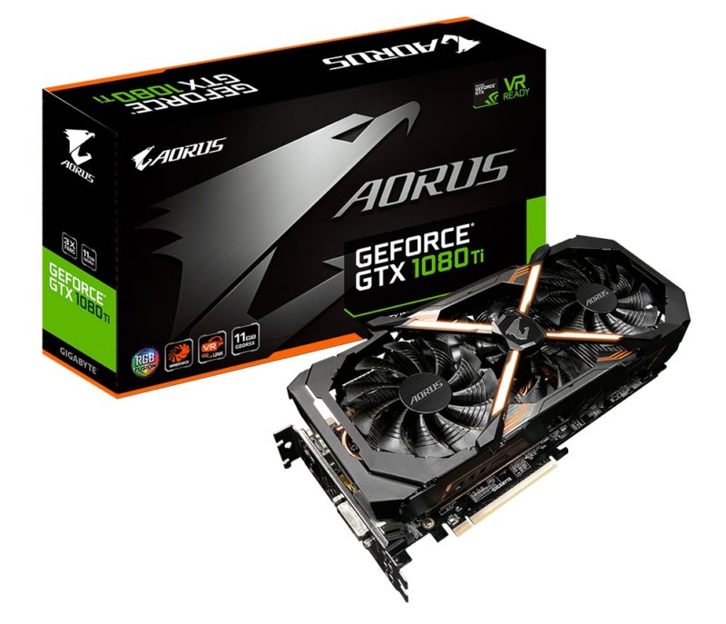 GIGABYTE AORUS GeForce GTX 1080 Ti Video Card Features Detailed