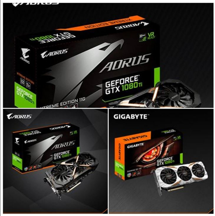 Gigabyte Aorus GeForce GTX 1080 Ti Pricing Revealed