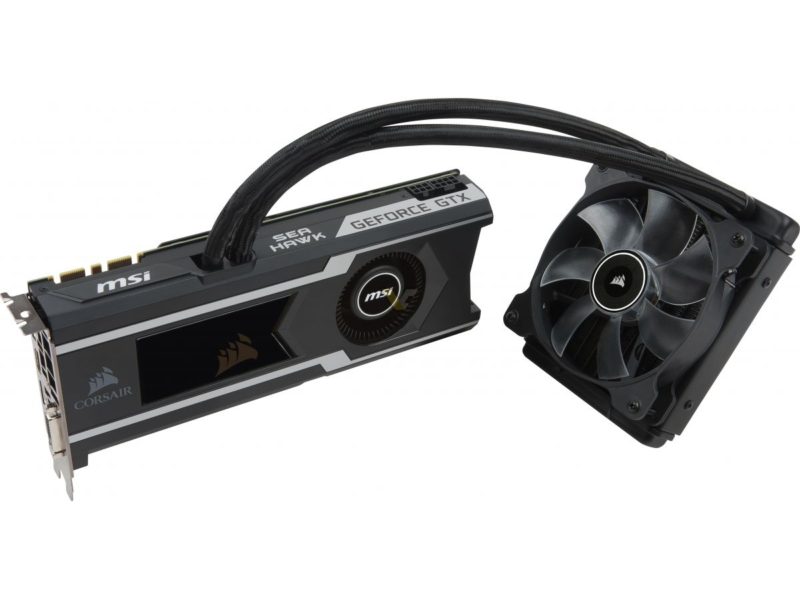 Liquid-cooled MSI GeForce GTX 1080 Ti Sea Hawk Video Card Takes Flight