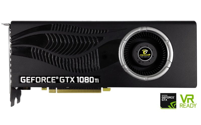 Manli Introduces GTX 1080 Ti Video Card with Custom Blower Fan Design
