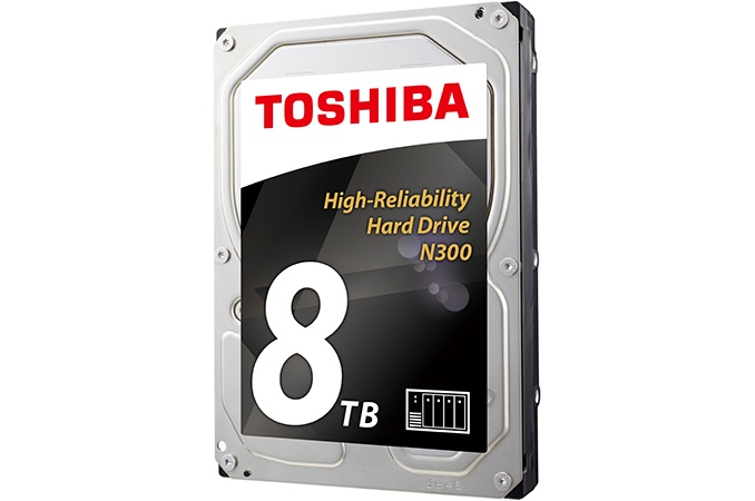 Toshiba Launches 8TB N300 NAS Hard Drive
