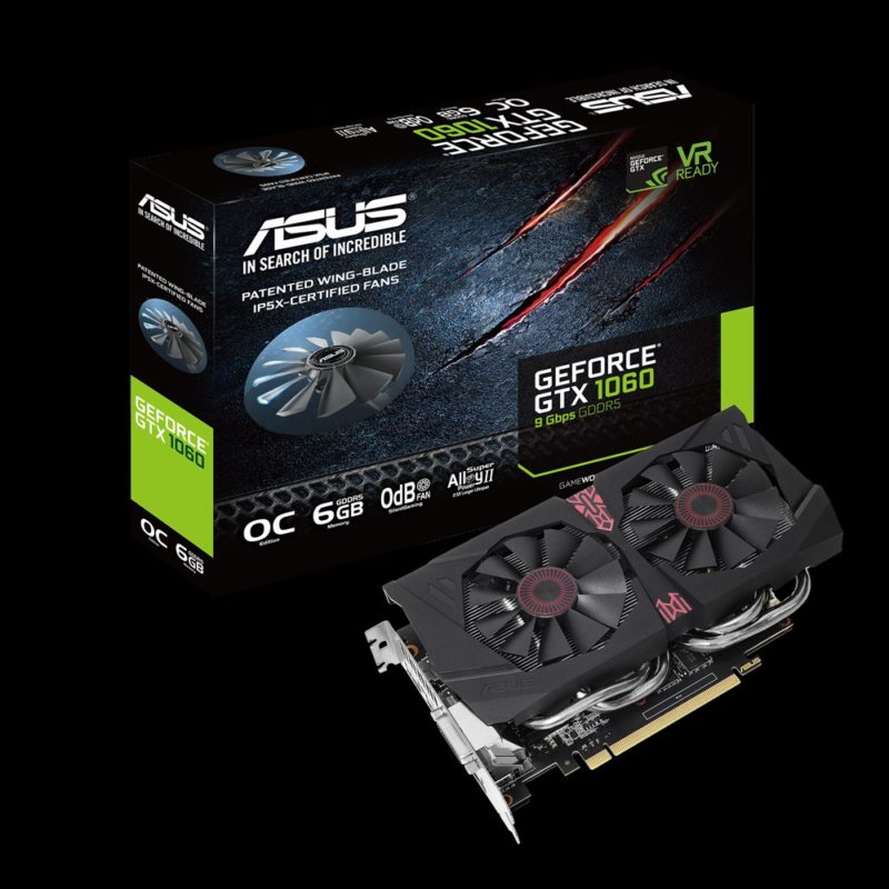 Faster Memory ASUS GTX 1080 11Gbps and GTX 1060 9Gbps Video Cards Now Available