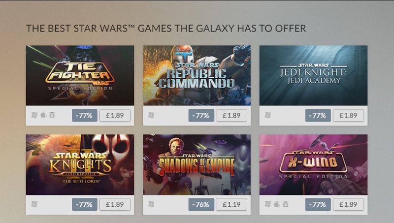 GOG Launches Massive 77% Off Star Wars Game Sale