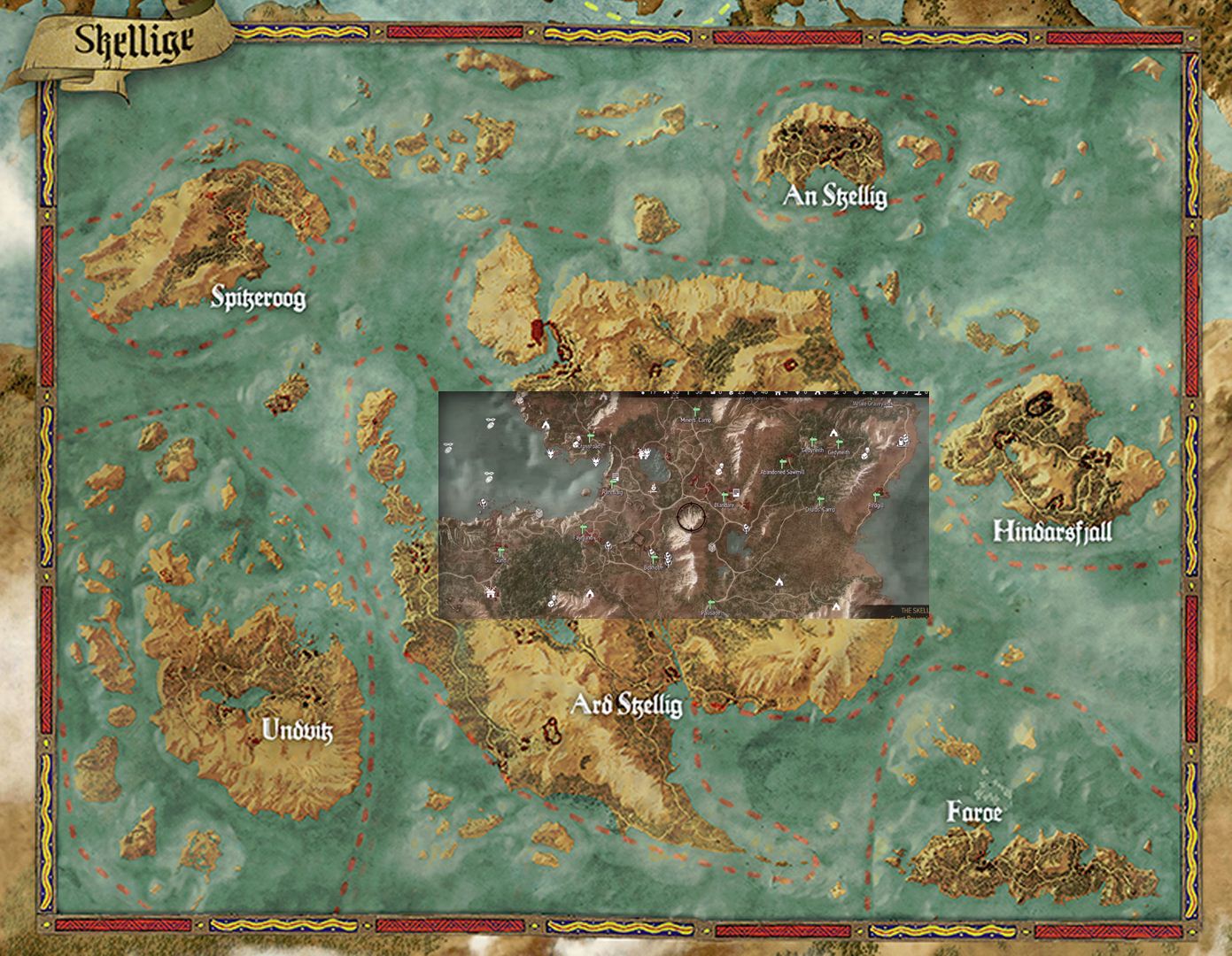 how big is skyrim map Witcher 3 Gta V Skyrim Far Cry 4 Map Size Comparison Eteknix how big is skyrim map