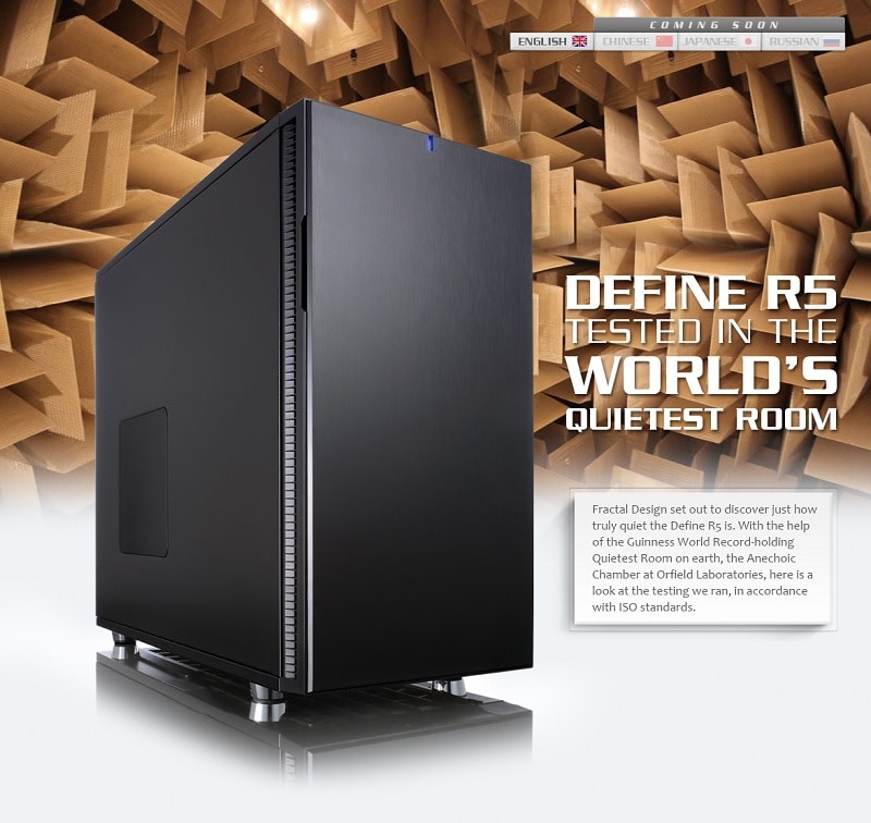 Fractal Design R5 Chassis Tested In The World S Quietest
