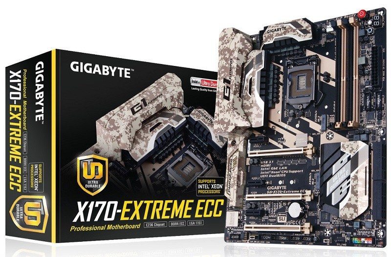 Gigabyte Reveals X170-Extreme ECC Motherboard