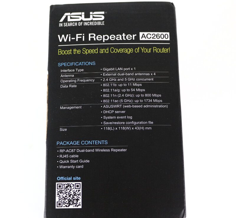 ASUS RP-AC87 Photo box side 2