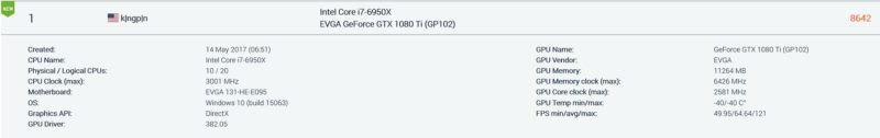 EVGA GTX 1080 Ti Kingpin Video Card Confirmed Coming Soon