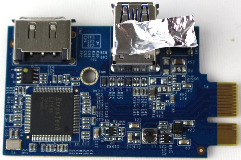 Synology DS716pII Photo closeup pcb expansion
