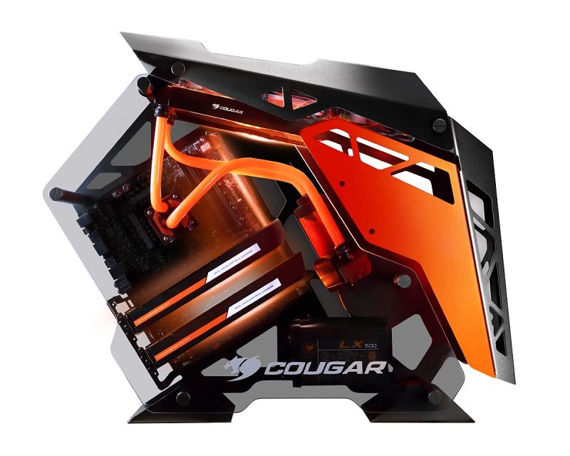 Cougar Announces Conquer Semi-Open Tempered Glass Chassis