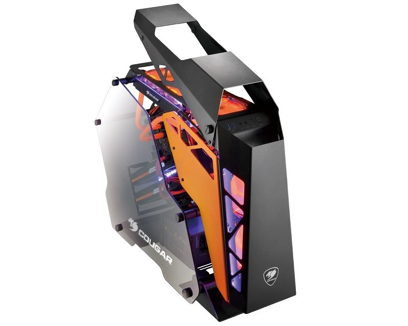 Cougar Announces Conquer Semi-Open Tempered Glass Chassis