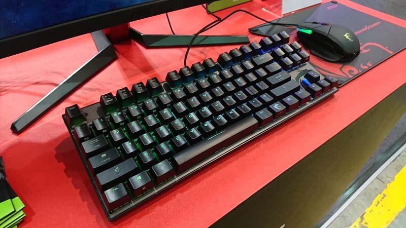 MSI Clutch Mouse and Keyboard Displayed at Computex 2017