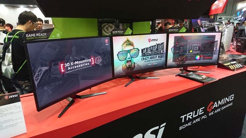MSI 144Hz Gaming Monitors at Computex 2017