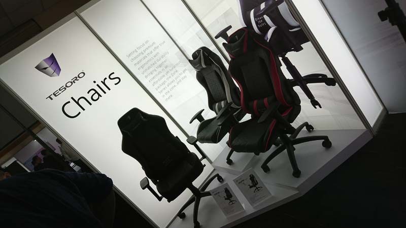 Tesoro Gaming Chairs at Computex 2017