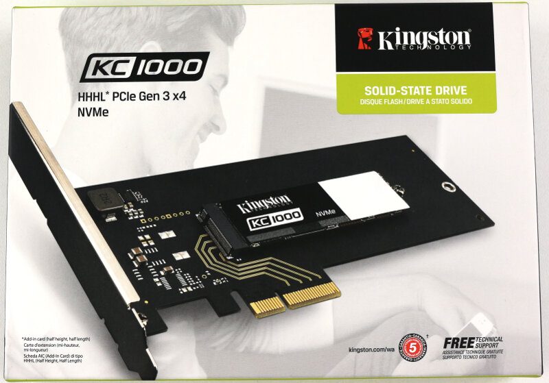 Kingston KC1000 480GB Photo box top