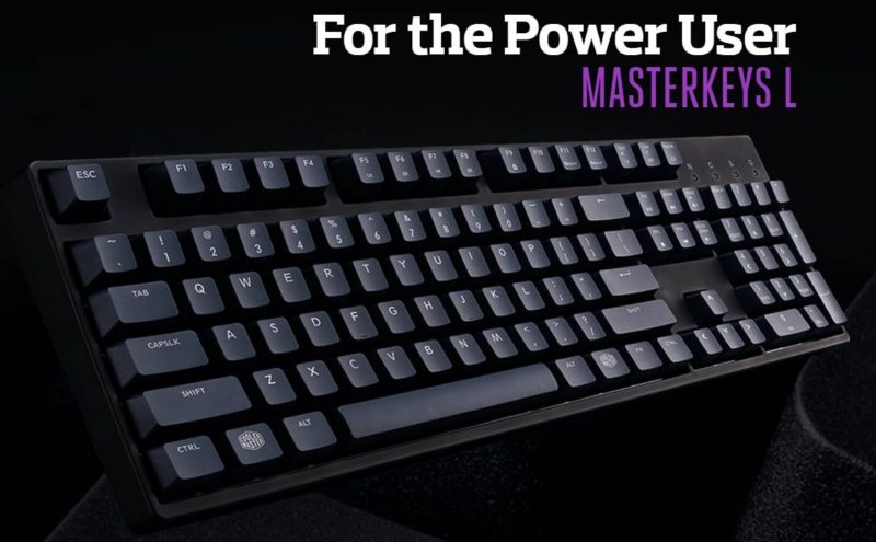 Cooler Master Masterkeys L Mechanical Keyboard Review