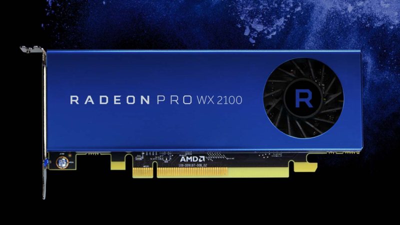 AMD Introduces Radeon Pro WX 2100 and WX 3100 Workstation Cards