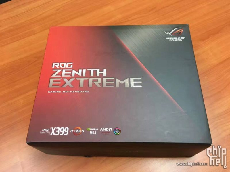 ASUS X399 RoG Zenith Motherboard Previewed Ahead of Launch