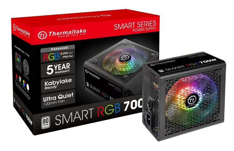 Thermaltake unveils Smart RGB Series PSUs