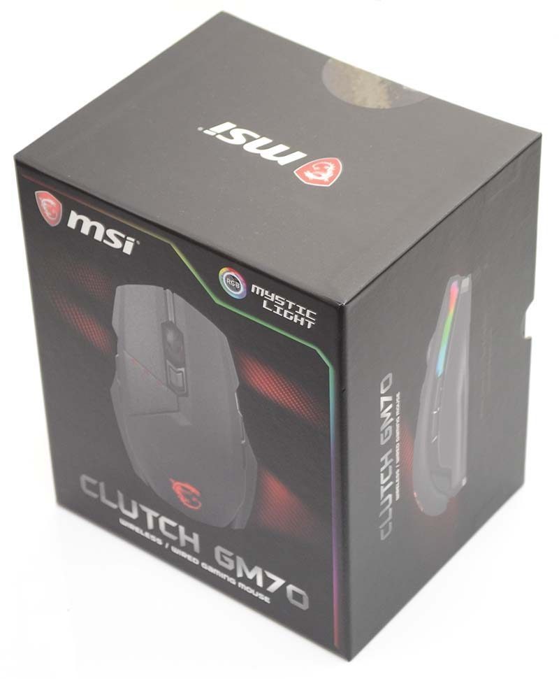 MSI Clutch GM70 Wired/Wireless Mystic Light Gaming Mouse