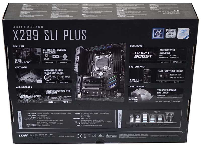 MSI X299 SLI Plus Intel X-Series Motherboard Review - eTeknix