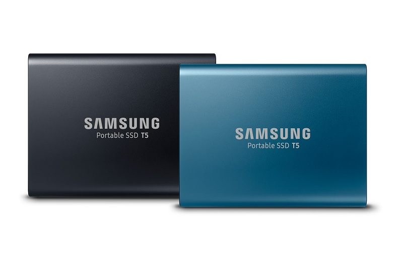 Samsung Unveils T5 Portable SSDs