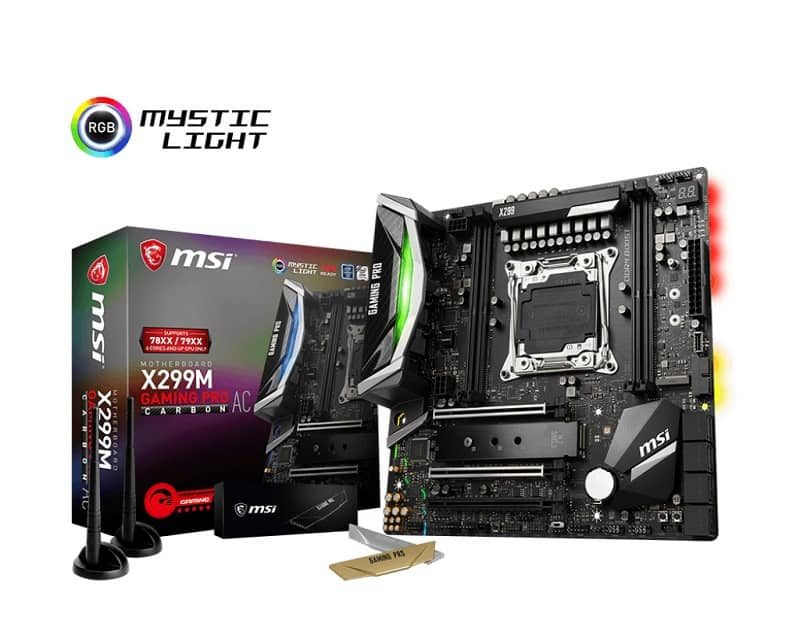 MSI Launches X299M MicroATX Motherboard