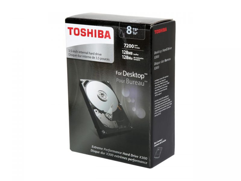 Toshiba Announces 8TB X300 High-Performance HDD