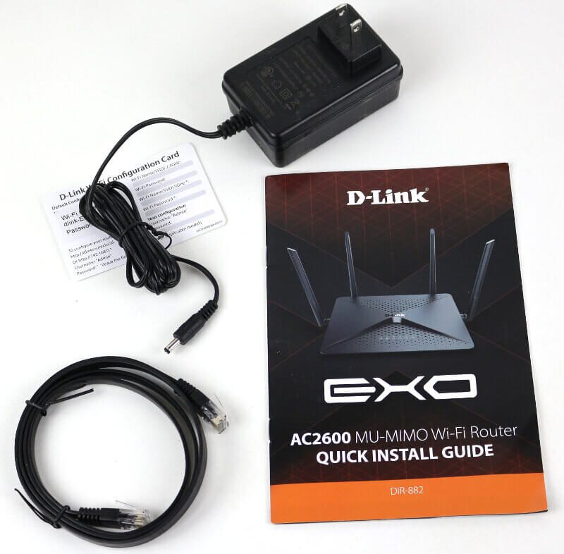 D-Link DIR-882 Photo package accessories