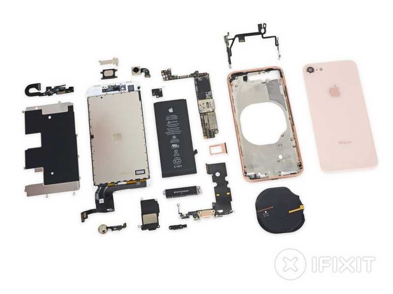 Apple iPhone 8 Teardown Shows Smaller Battery