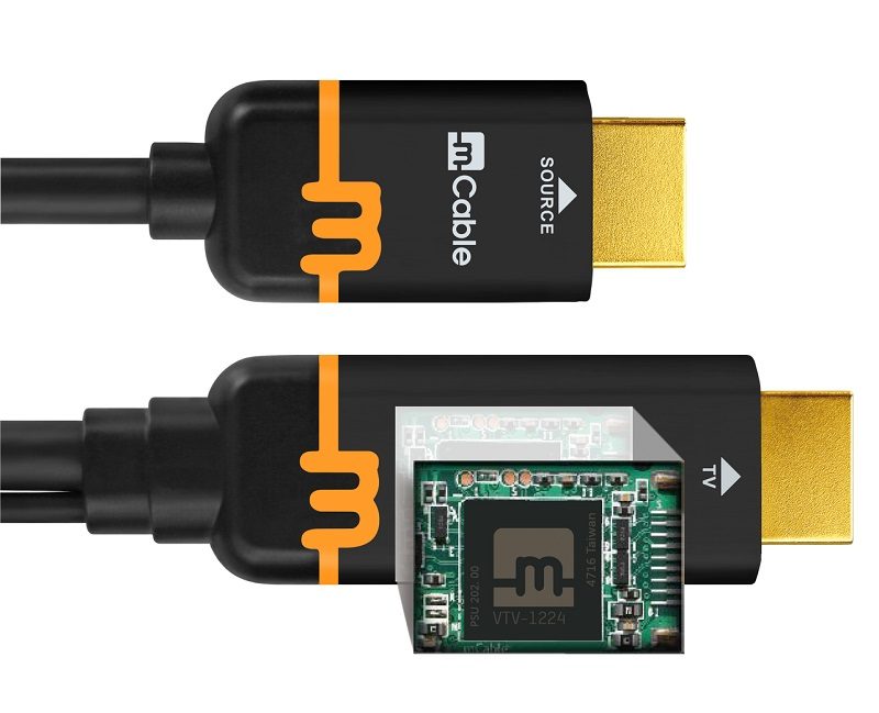 mCable HDMI Features Onboard Anti-Aliasing Chip