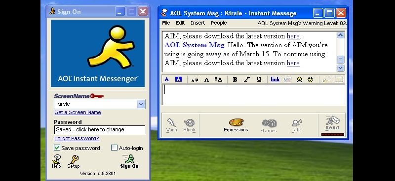 AOL AIM