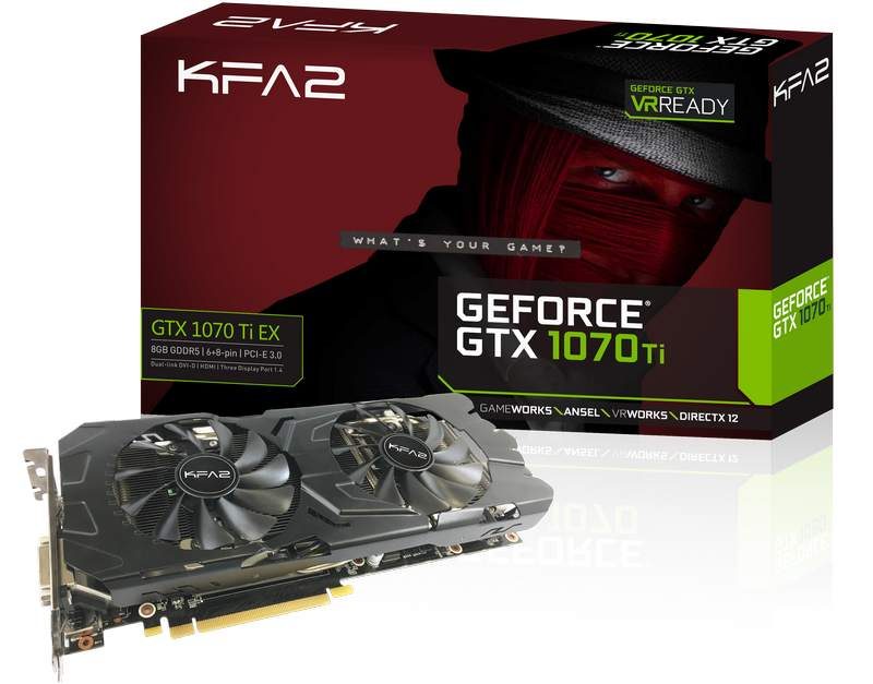 KFA2 GeForce GTX 1070 Ti Graphics Card Detailed