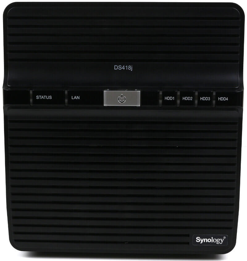 Synology DS418j Photo view front