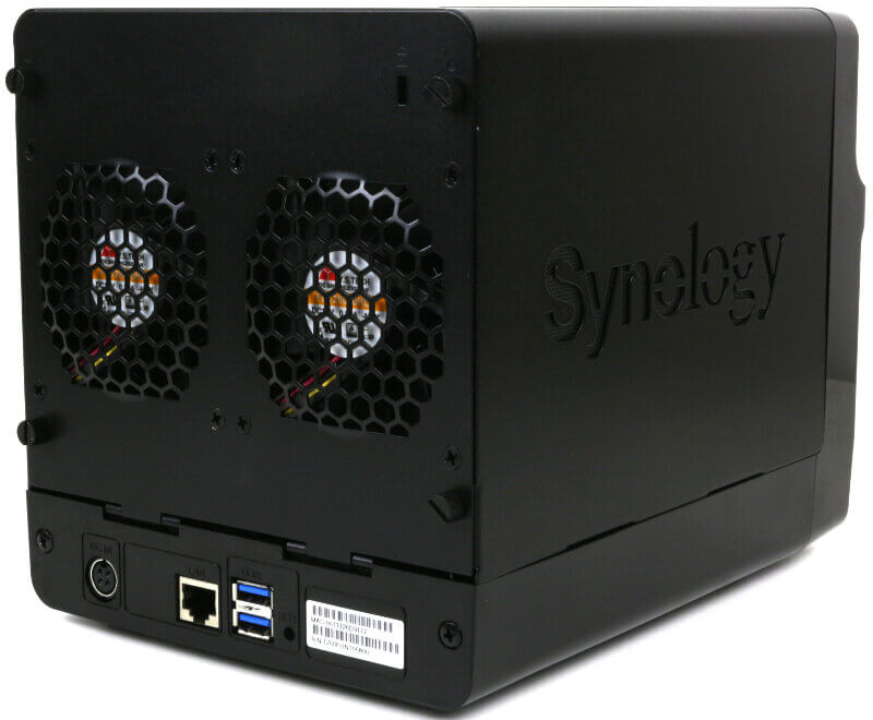 Synology DS418j Photo view rear angle right