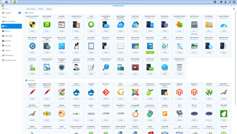 Synology DSM SS06 App Store package center 3